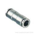 Stainless steel 316L push in fittings straight union
